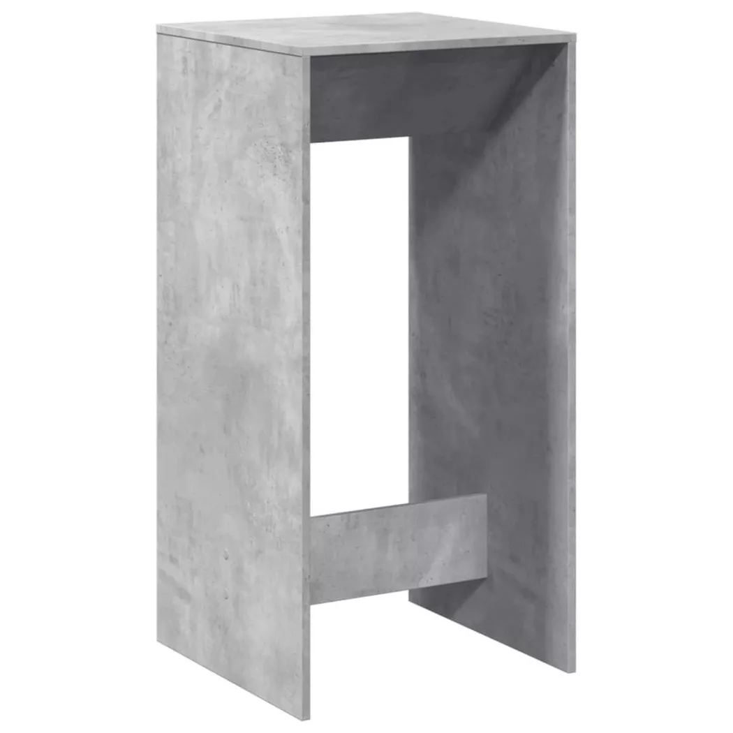 VidaXL - Table de bar bois d'ingénierie, One Size, Gris