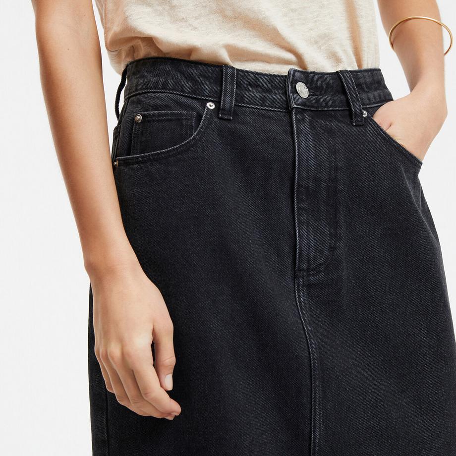 La Redoute Collections Gerader Denim Midirock  