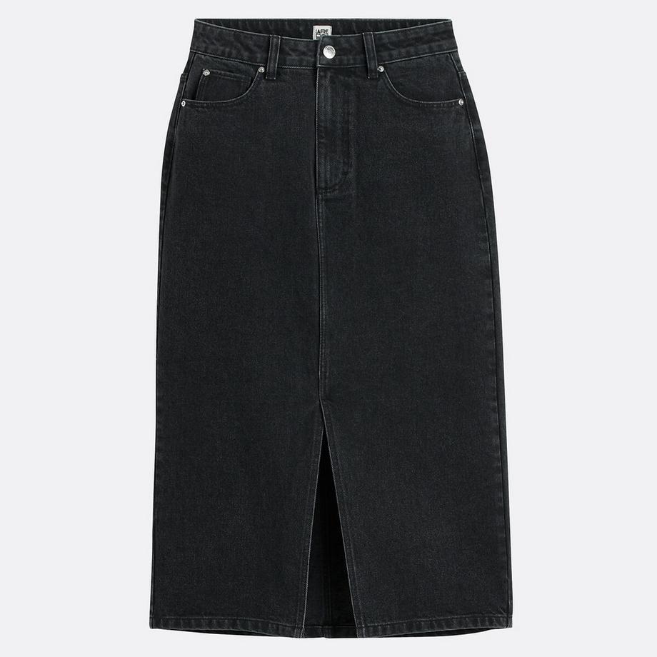 La Redoute Collections Gerader Denim Midirock  