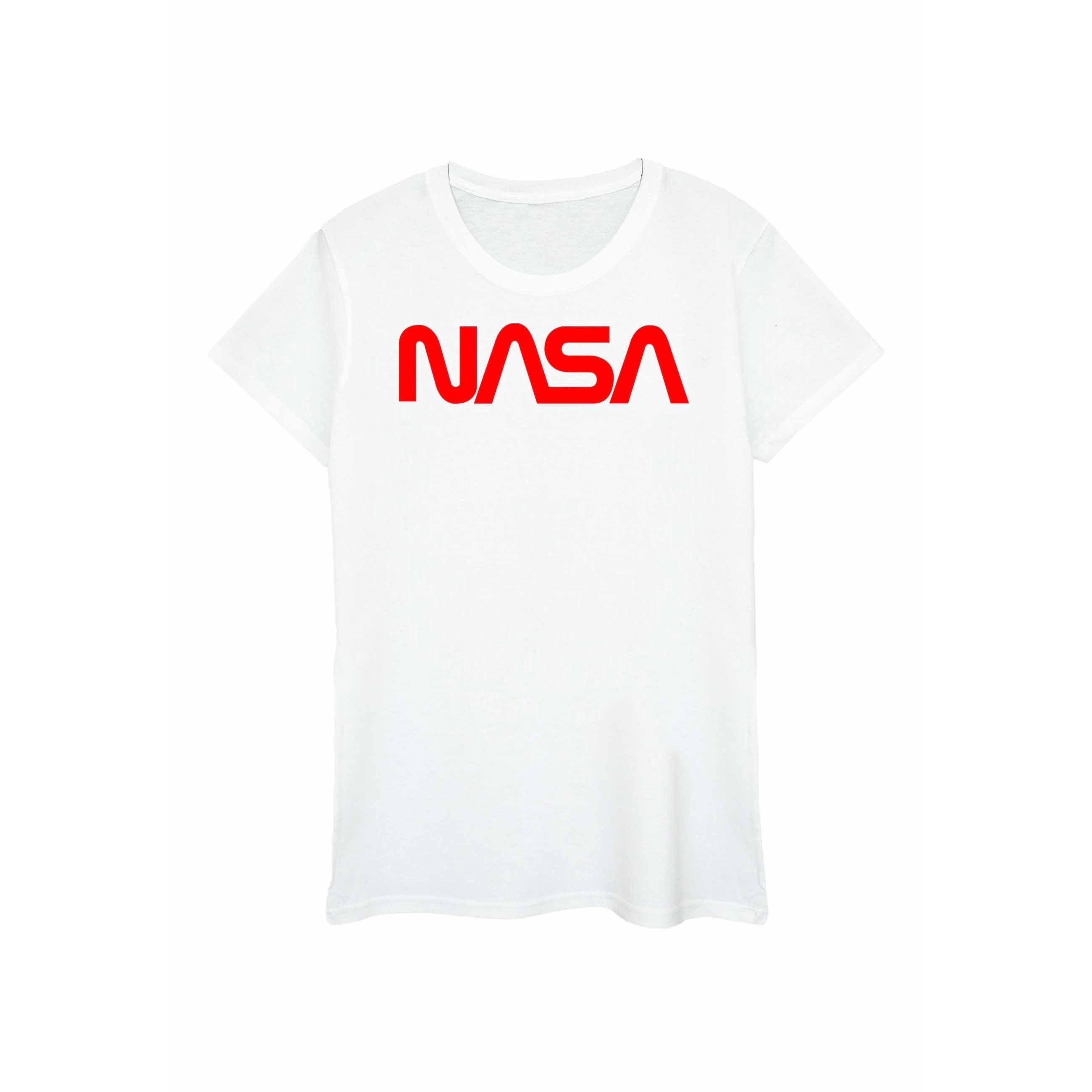 Image of Aeronautics And Space Tshirt Damen Weiss S