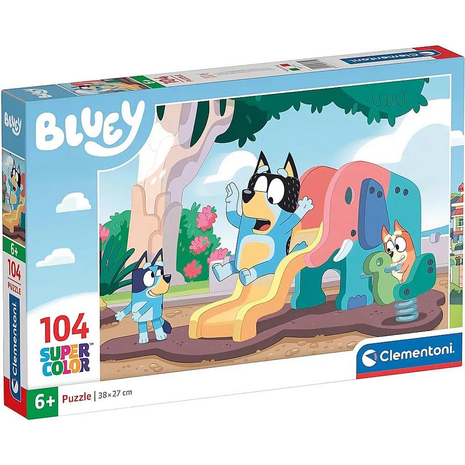 Puzzle Bluey on the Slide (104Teile)