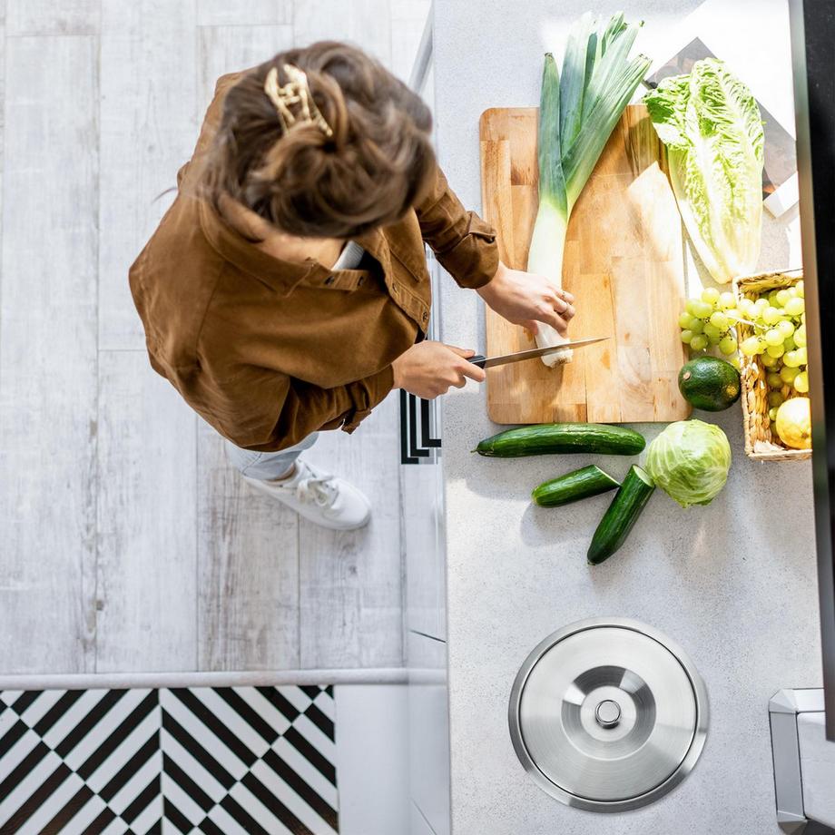 B2X Abfallbehälter für Arbeitsplatte 8 Liter  