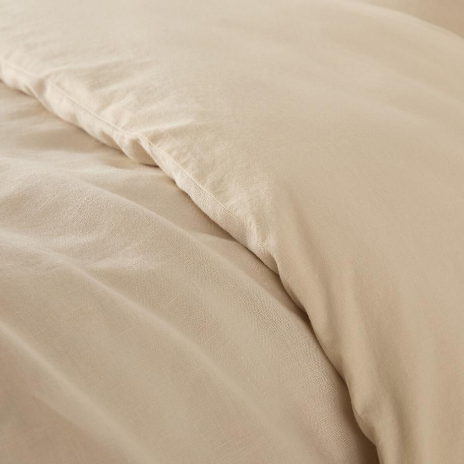 La Redoute Intérieurs Annaba Housse de couette réversible en lin et coton lavés  