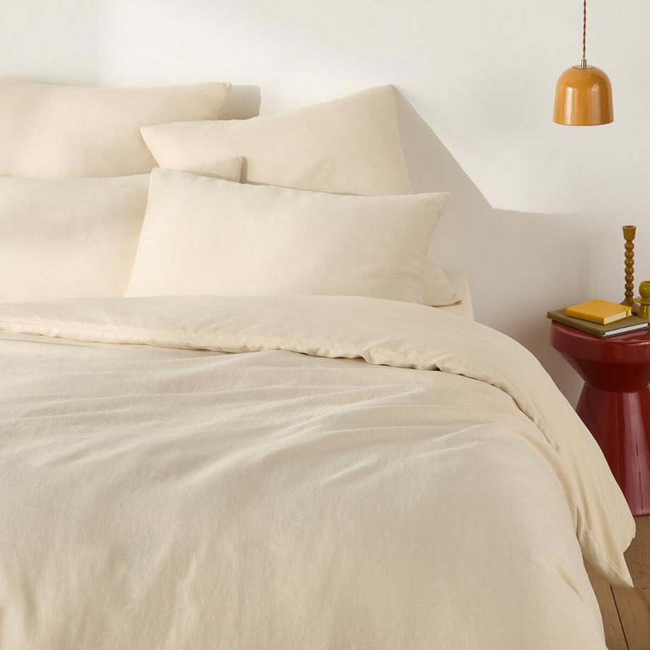 La Redoute Intérieurs Annaba Housse de couette réversible en lin et coton lavés  