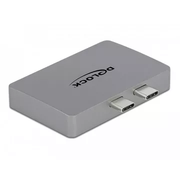 64123 Schnittstellen-Hub USB 3.2 Gen 1 (3.1 Gen 1) Type-C Grau