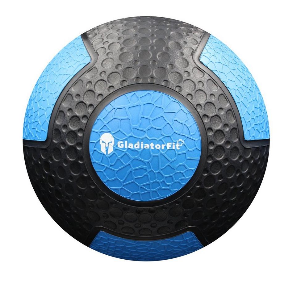 GladiatorFit  Ballon lesté Médecine Ball en caoutchouc résistant "Medicine Ball" 