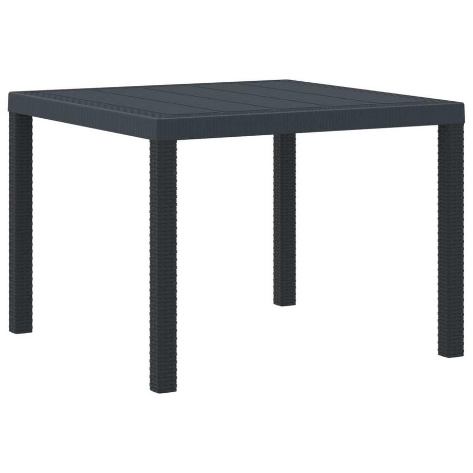 VidaXL Set de repas de jardin polypropylène  