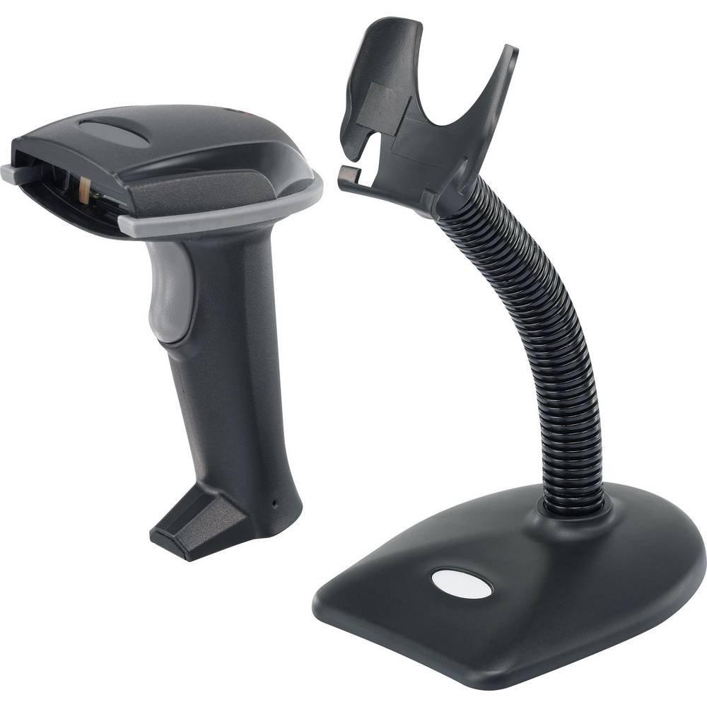 Image of 1D Barcode-Scanner Laser, USB-Kit, mit Standfuss