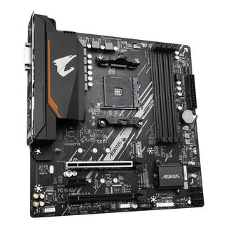 Gigabyte  B550M AORUS ELITE Scheda madre - CPU AMD Ryzen 5000, VRM a 5+3 fasi, fino a 4733 MHz DDR4, 1xPCIe 4.0 + 1xPCIe 3.0 M.2, LAN 1GbE, USB 3.2 Gen 1 