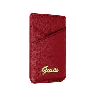 GUESS  Porte-carte Magsafe Guess Saffiano Rouge 