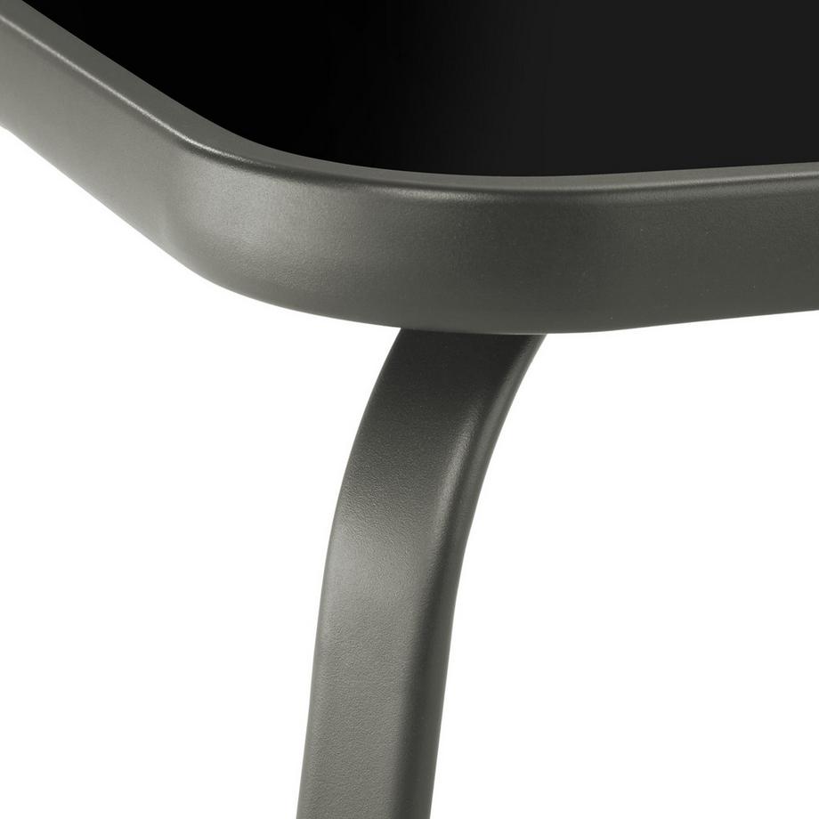 Tectake Sitzgruppe Nora für 4 Personen atmungsaktives, wasserabweisendes Textilene-Gewebe  