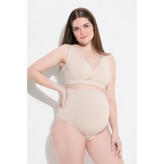 Ulla Popken  Slip a vita alta Bellieva in cotone biologico GOTS con inserto sulla pancia 