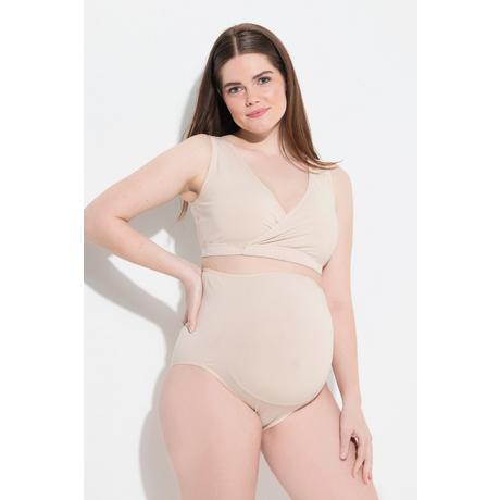 Ulla Popken  Slip a vita alta Bellieva in cotone biologico GOTS con inserto sulla pancia 