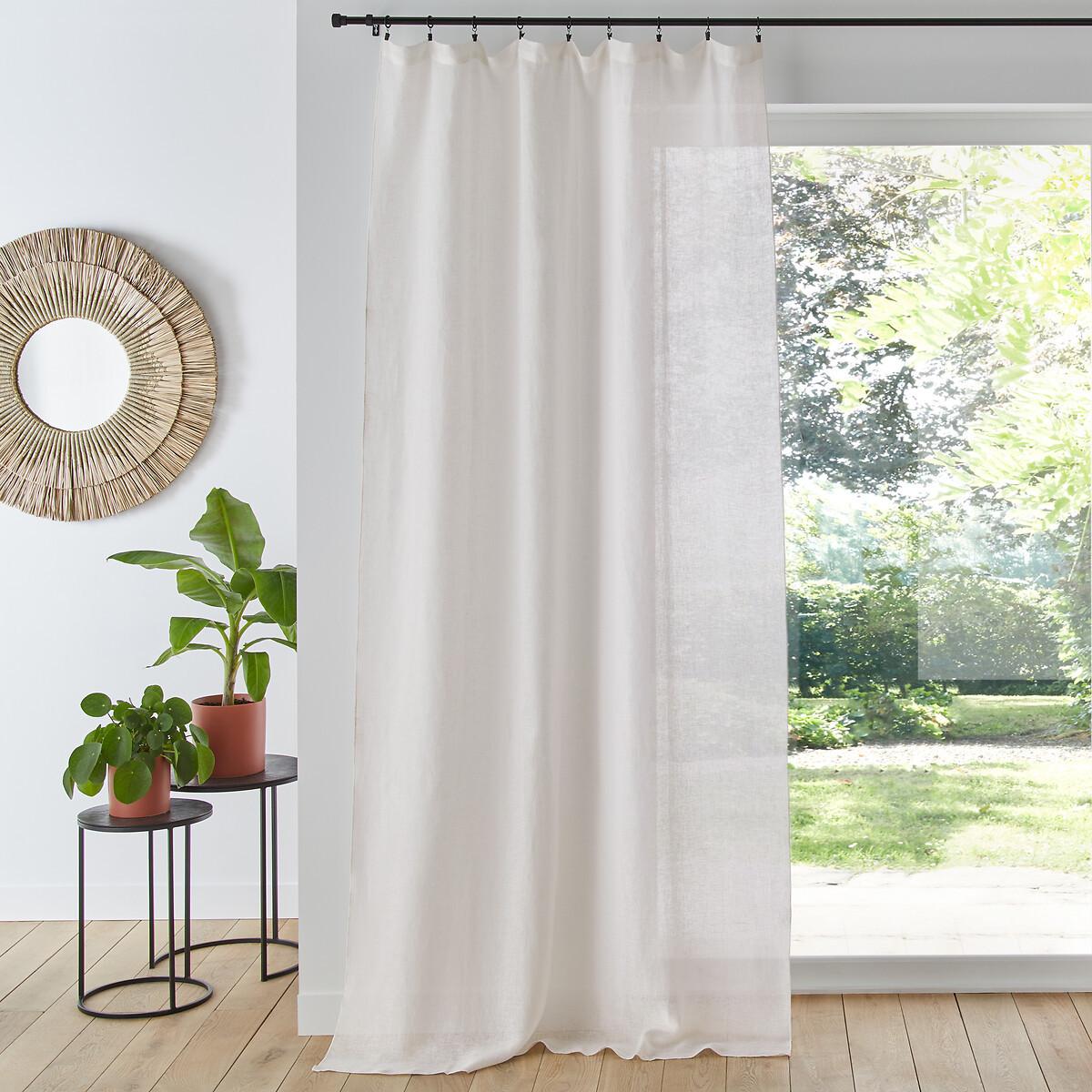 Image of Vorhang Onega Unisex Weiss 135x260 cm