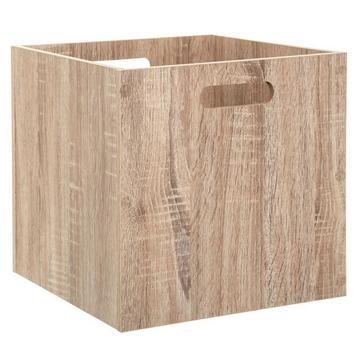 Aufbewahrungsbox 31x31 - Holzfarbe