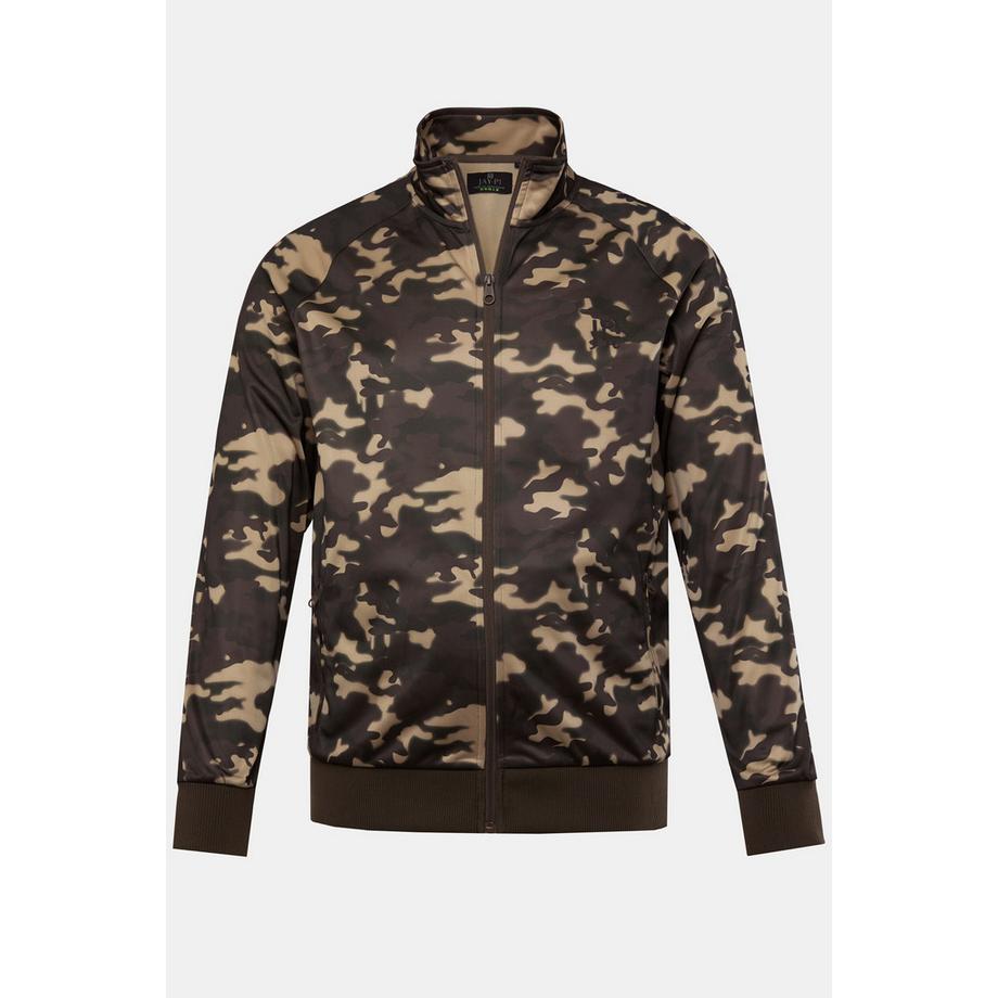 JP1880  Veste de survêtement JAY-PI, matière technique et respirante, collection Fitness, imprimé camouflage – jusqu'au 7 XL 