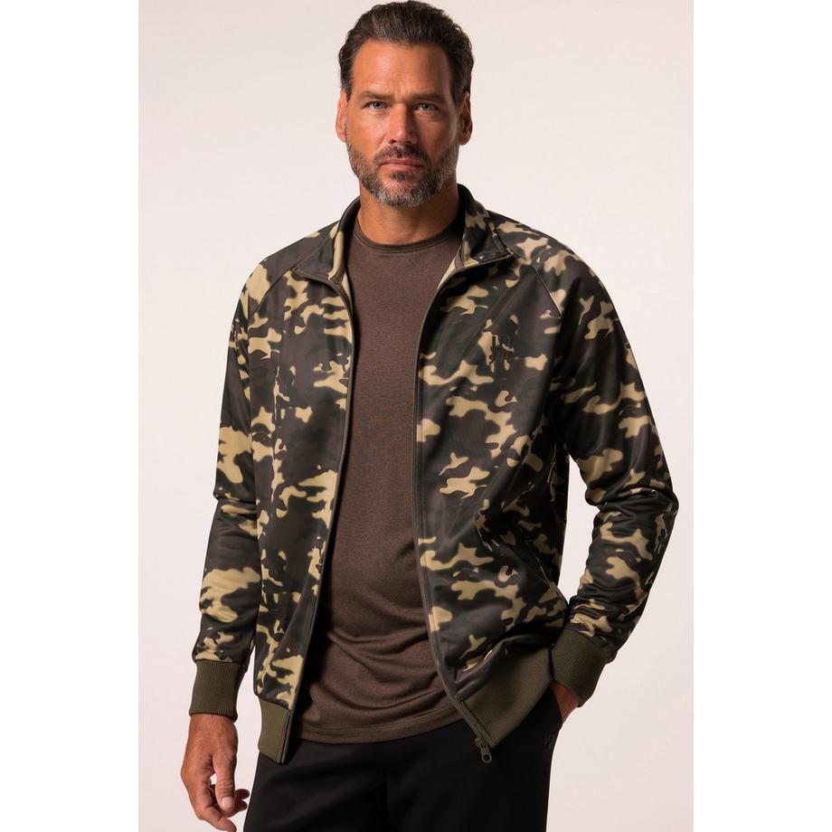 JP1880  Veste de survêtement JAY-PI, matière technique et respirante, collection Fitness, imprimé camouflage – jusqu'au 7 XL 
