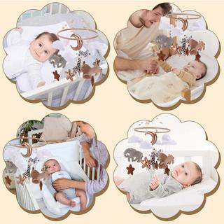 Activity-board  Lit mobile pour bébé pendentif mobile pour bébé, carillon mobile en bois pour bébé 