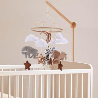 Activity-board  Lit mobile pour bébé pendentif mobile pour bébé, carillon mobile en bois pour bébé 