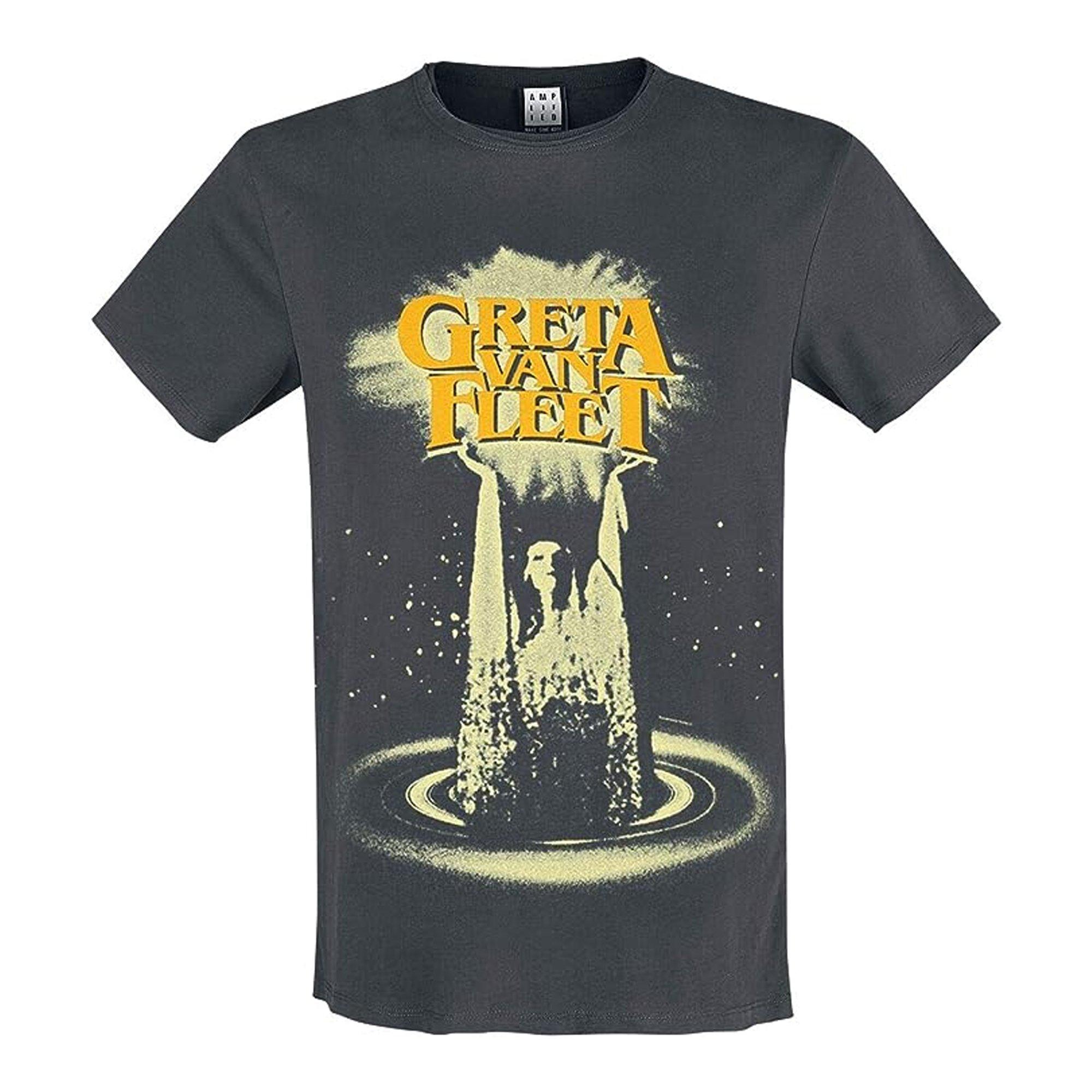 Image of Hands In Air Tshirt Damen Charcoal Black XS