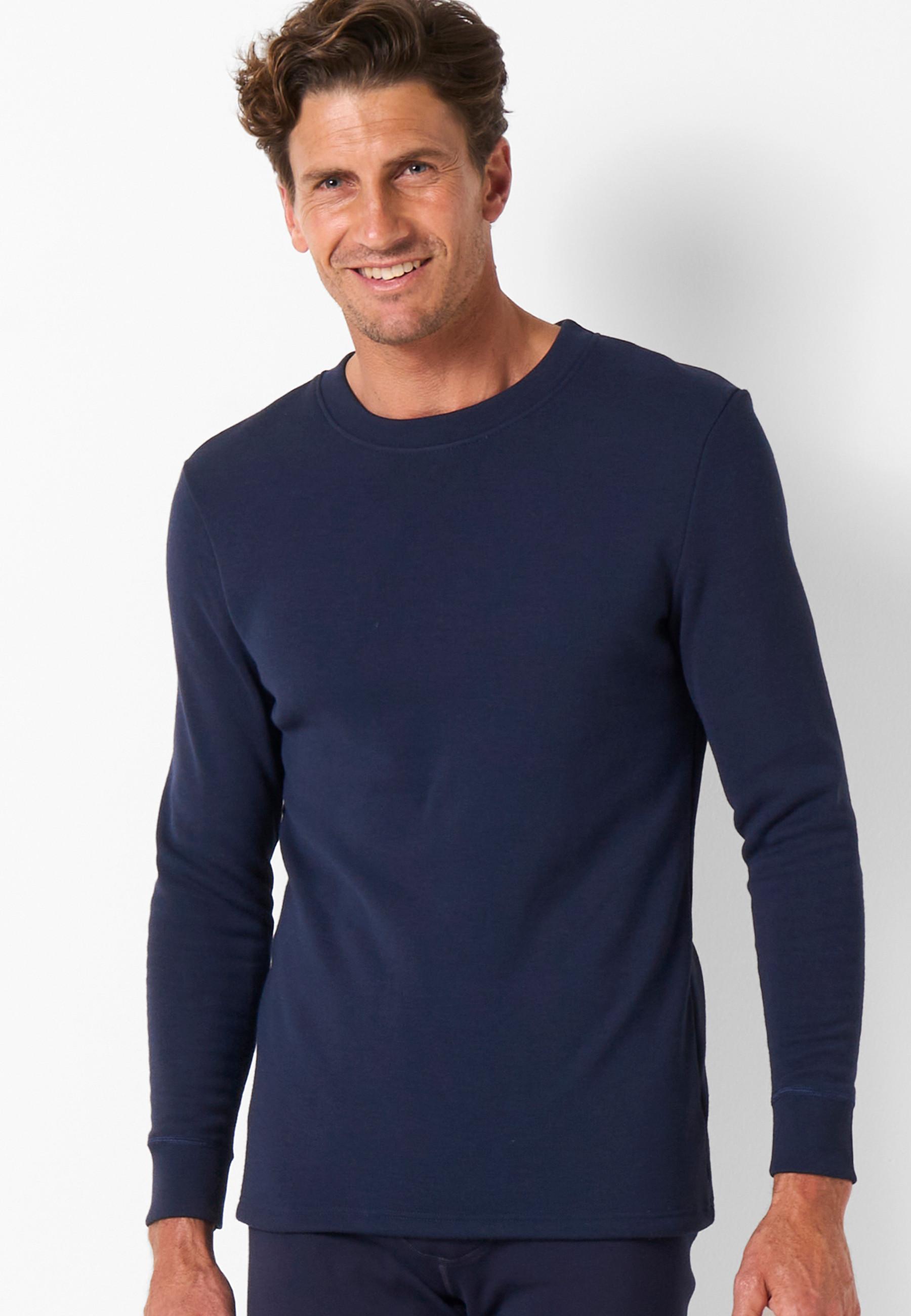 Image of Langärmeliges Shirt. Herren Blau S