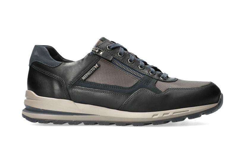 Image of Bradley - Leder Sneaker Herren Schwarz 40