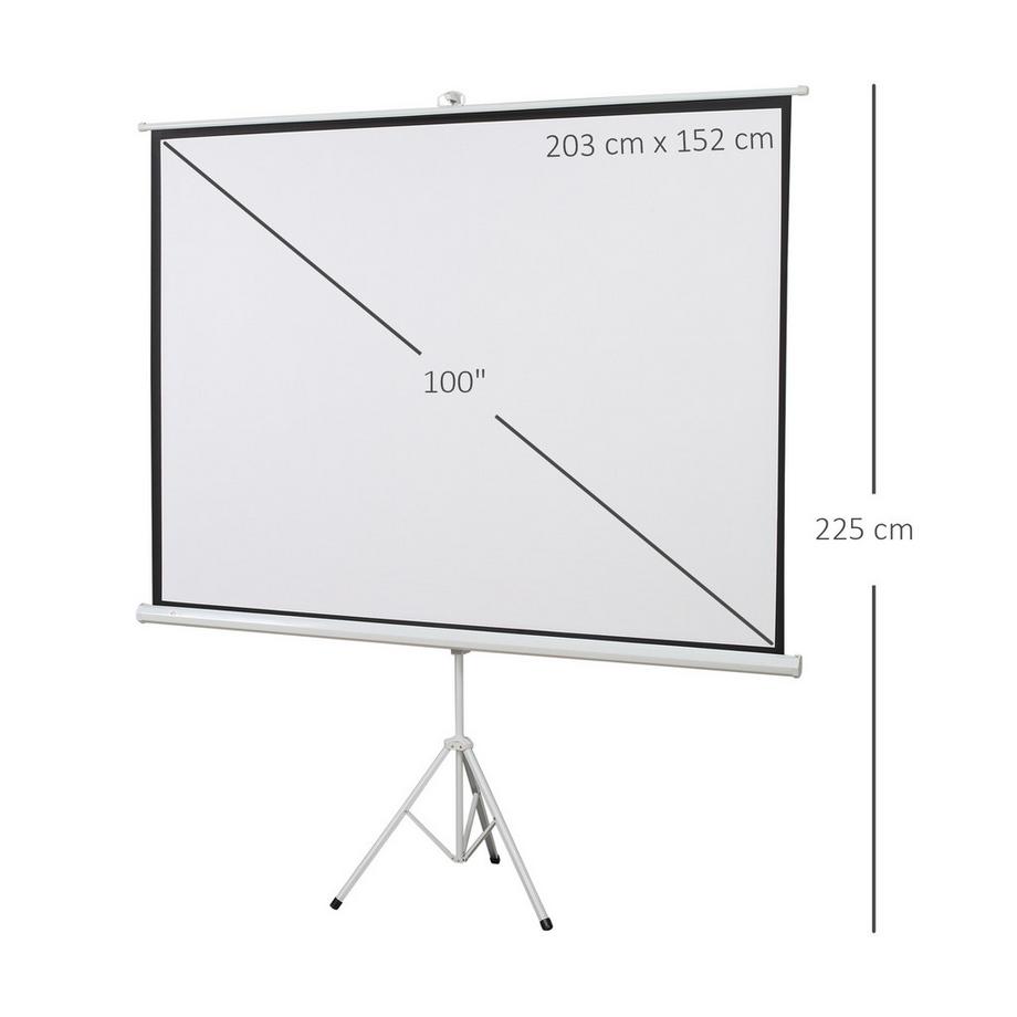 HOMCOM  Écran de projection 