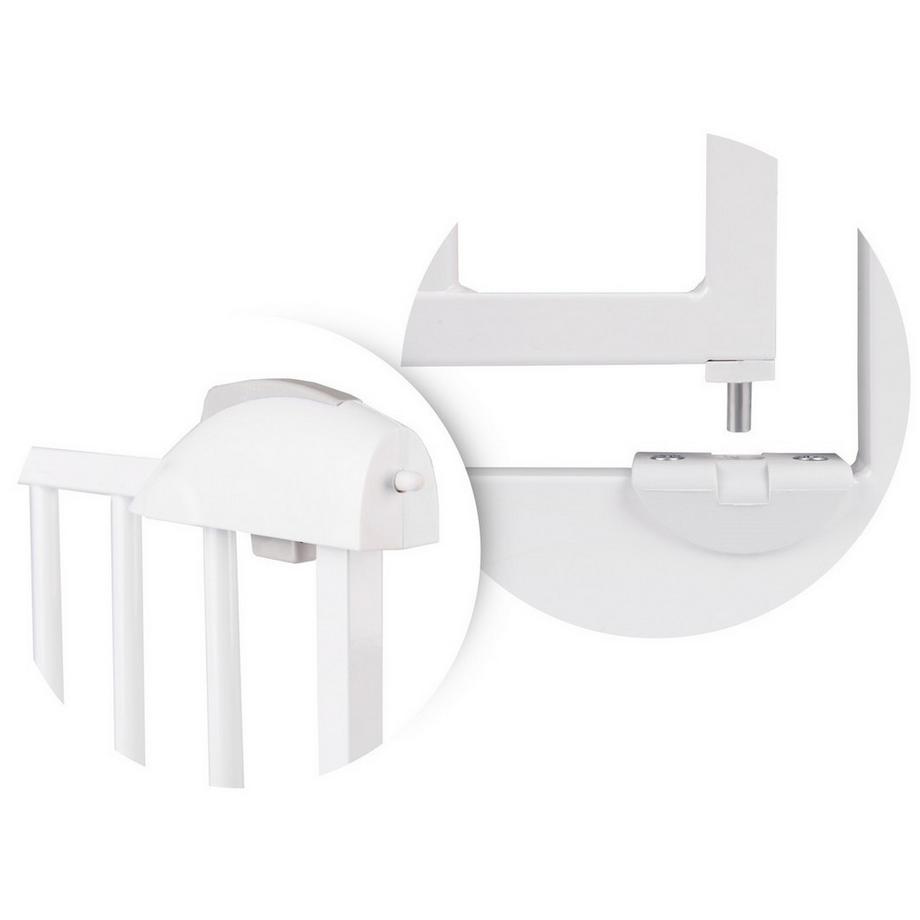 B2X  Barrière de sécurité pour enfants, blanche - Nukido 718100 
