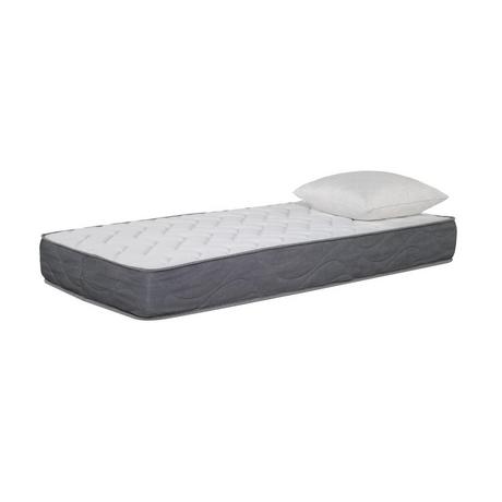 AB Matelas Materasso di lusso | 90x190 cm con 1 cuscino nella memoria di fiocchi 60x60cm | 35 kg/m³ schiuma | 24 cm  