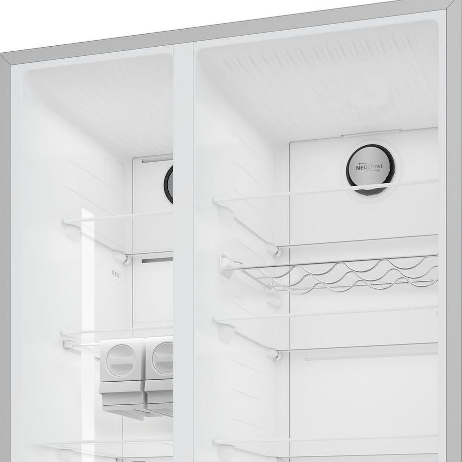 Beko Beko GN163242XBCHN frigorifero side-by-side Libera installazione 576 L E Acciaio inossidabile  