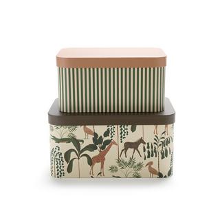 La Redoute Intérieurs Lot de 2 boites de rangement en carton  