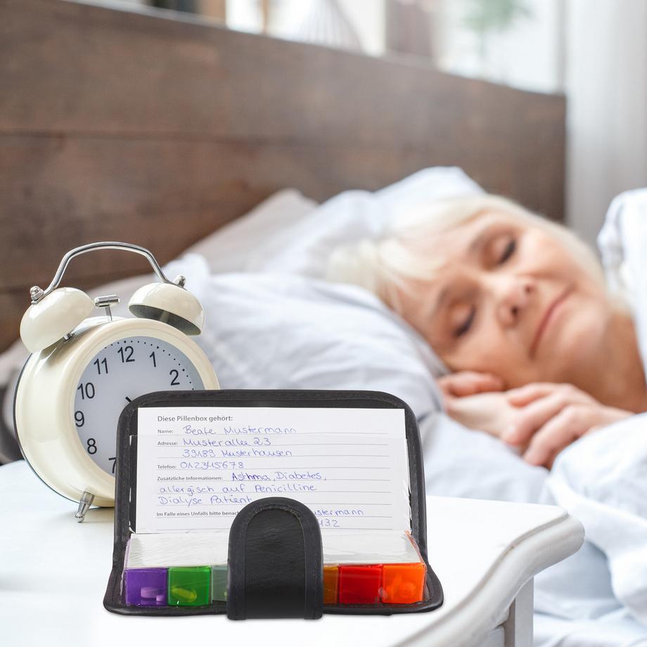 B2X Scatola per tablet 7 giorni con borsa  