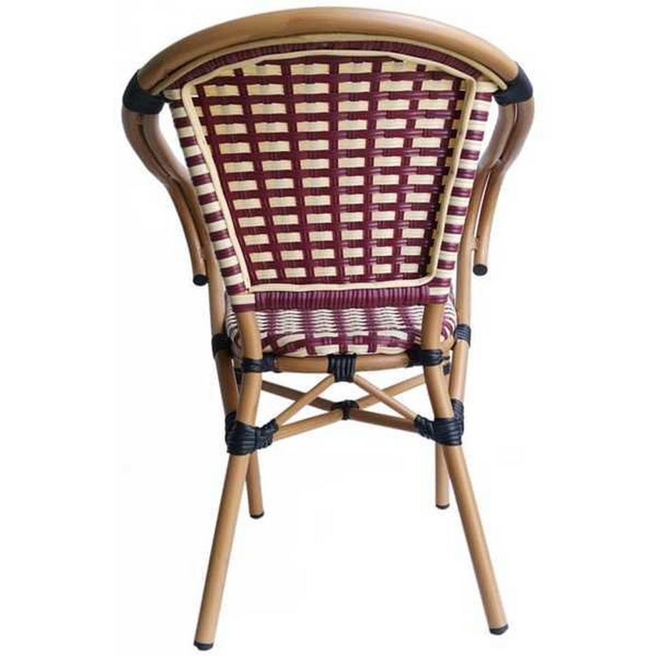 mutoni Garten Armlehnstuhl Polyrattan - (2er-Set)  