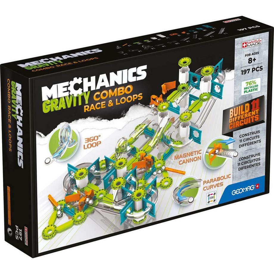 Geomag  Geomag Mécanique Gravité Combo 197 Pièces 