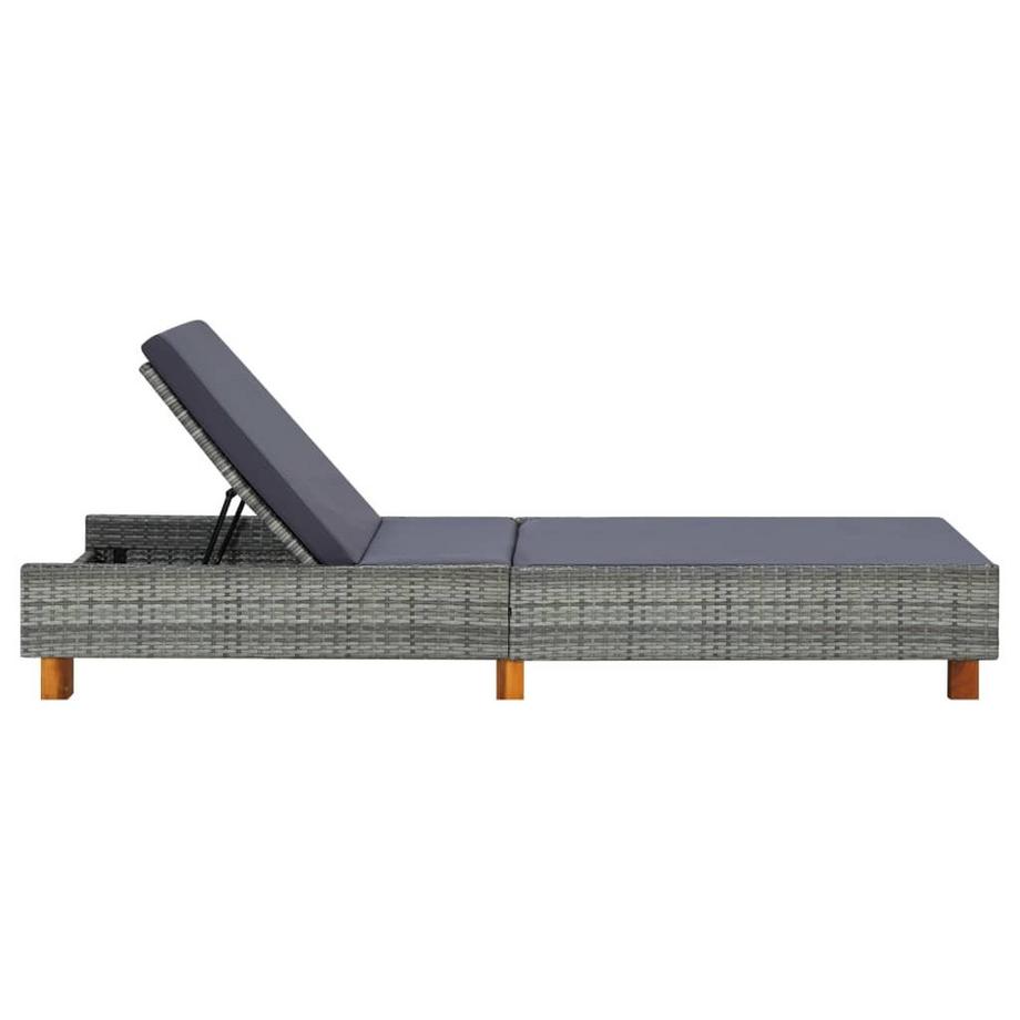 VidaXL lettino Polirattan  