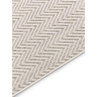 Benuta In- & Outdoor-Teppich Kaleo Cream/Grau  