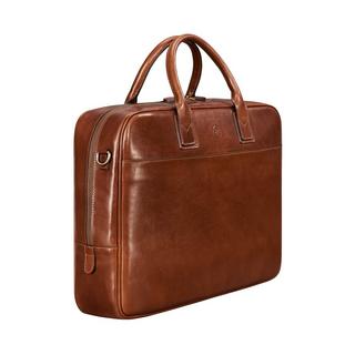 Maxwell Scott  Calvino Large - 17”  Business Laptoptasche 