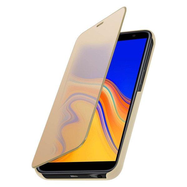 Image of Clear View Cover Galaxy J6 Plus Gold