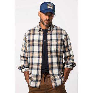 JP1880  Camicia da trekking per l'outdoor con vestibilità moderna, maniche lunghe e colletto button-down 