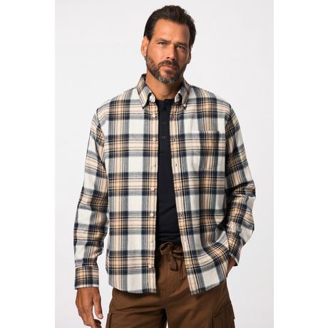 JP1880  Camicia da trekking per l'outdoor con vestibilità moderna, maniche lunghe e colletto button-down 