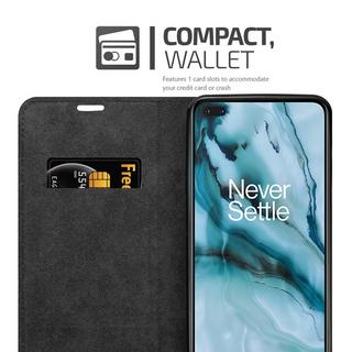 Cadorabo  Hülle für OnePlus Nord Magnetverschluss, Kartenfach 