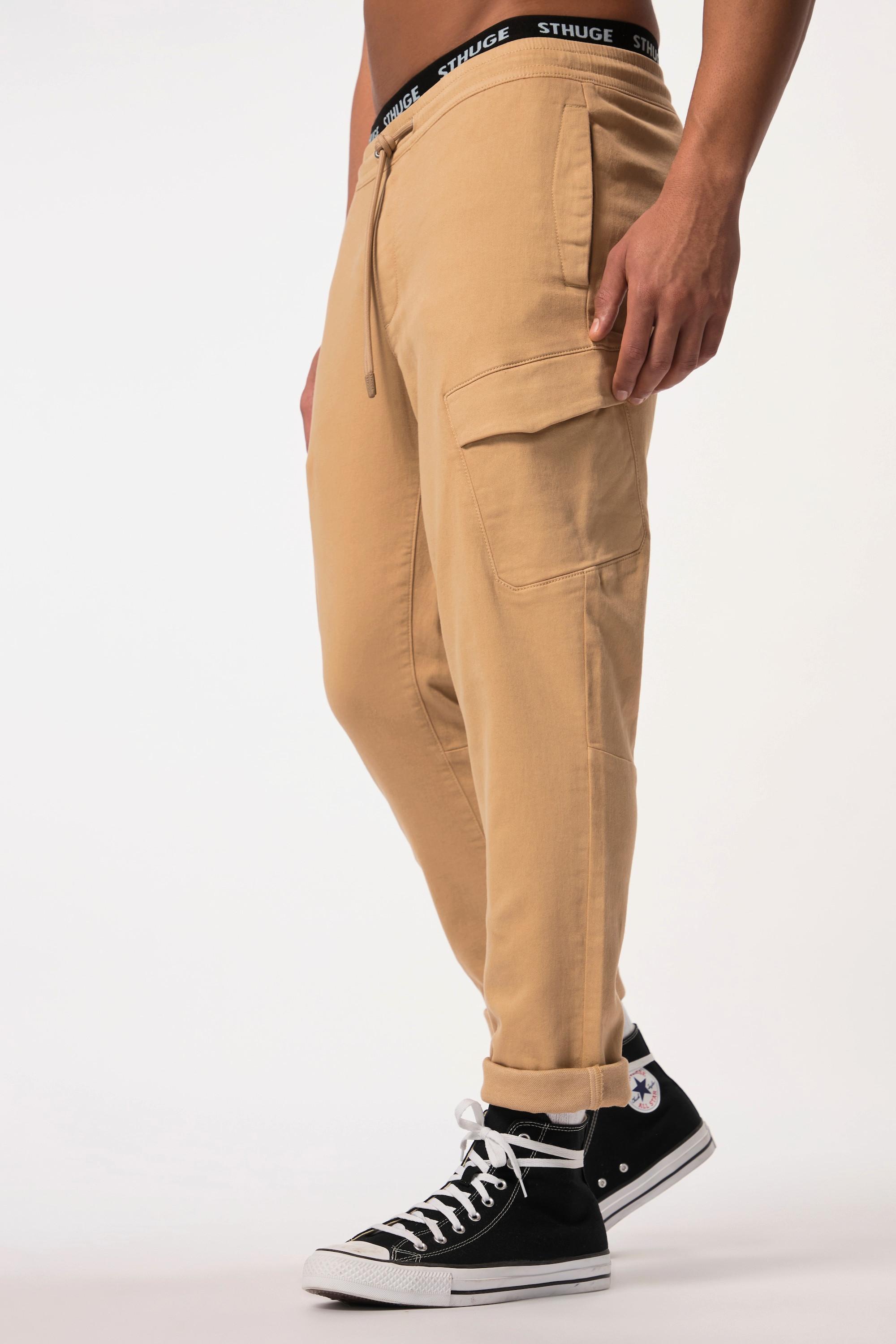 Sthuge  Pantaloni cargo con FLEXLASTIC® e cintura elastica, fino alla tg. 8XL 