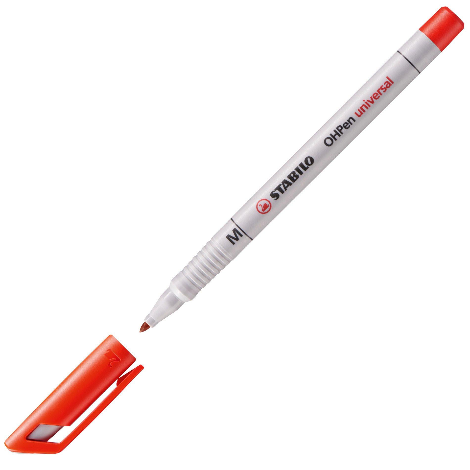 STABILO STABILO OHP Pen non-perm. M 853/40 rot  