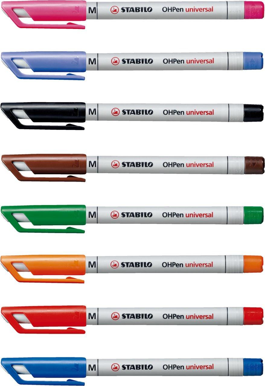 STABILO STABILO OHP Pen non-perm. M 853/40 rot  