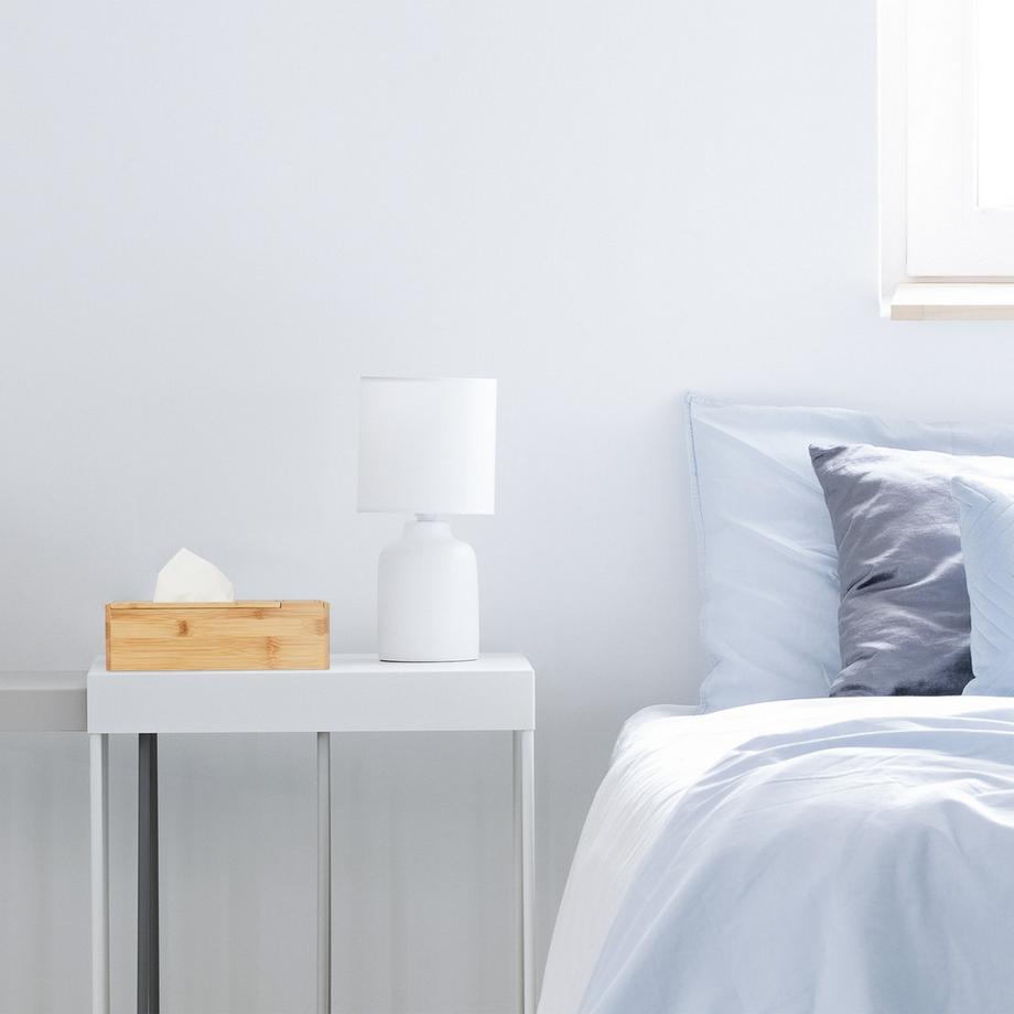 B2X Distributore di panni in bambù con 2 scomparti  