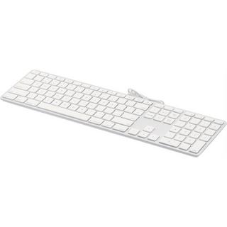 LMP  Tastatur KB-1243 Weiss, US-Layout mit Ziffernblock 