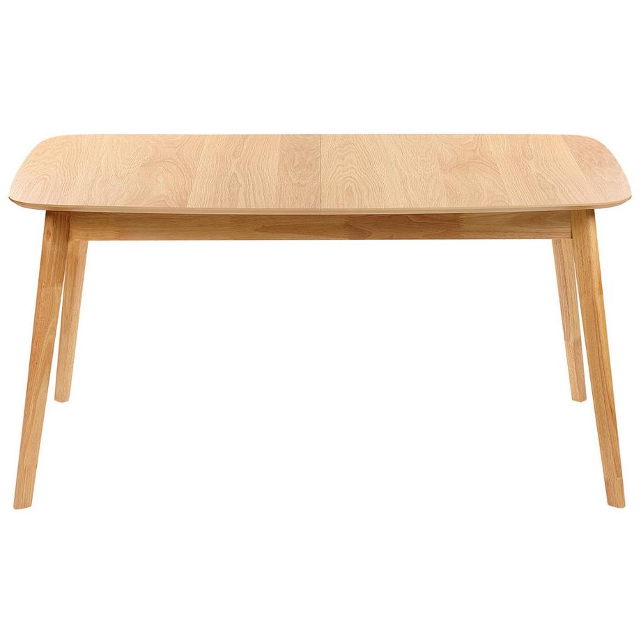 Beliani Table de salle à manger extensible en MDF Scandinave MADOX  