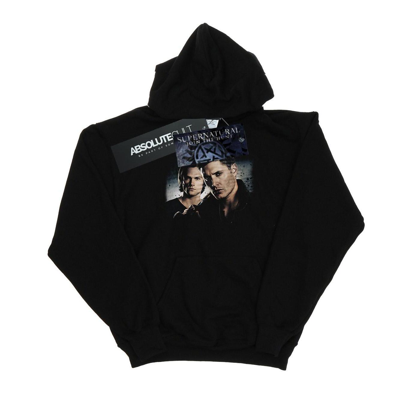 Image of Sam And Dean Poster Kapuzenpullover Herren Schwarz 3XL