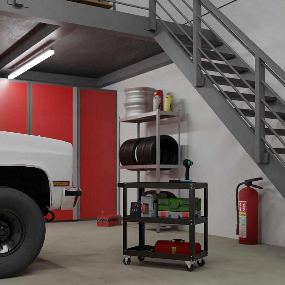 Werkstattwagen mit 3 Etagen