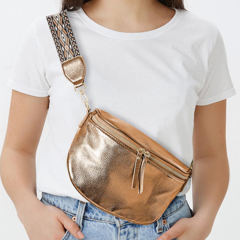 Gallantry Marsupio Geometrico Metallico  